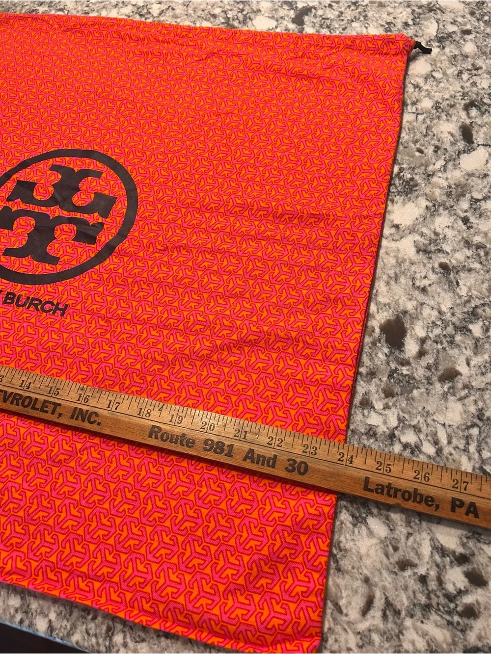 Tory Burch dust bag cover